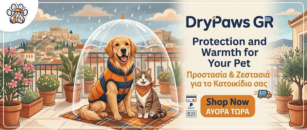 Καλώς ήρθατε στο DryPaws GR: Προστασία και Ζεστασιά για τον Τετράποδο Φίλο σας
